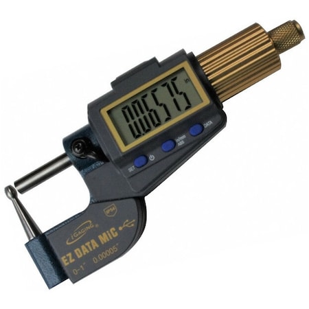 Igaging 0-1" iP54 EZ Data Electronic Digital Tube Micrometer - 35-054-UT1 35-054-UT1